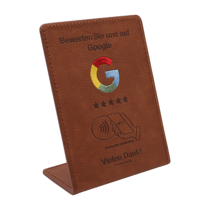 Google Bewertungs-Aufsteller mit NFC – 2er Set Kontaktlos zu mehr Google-Bewertungen
